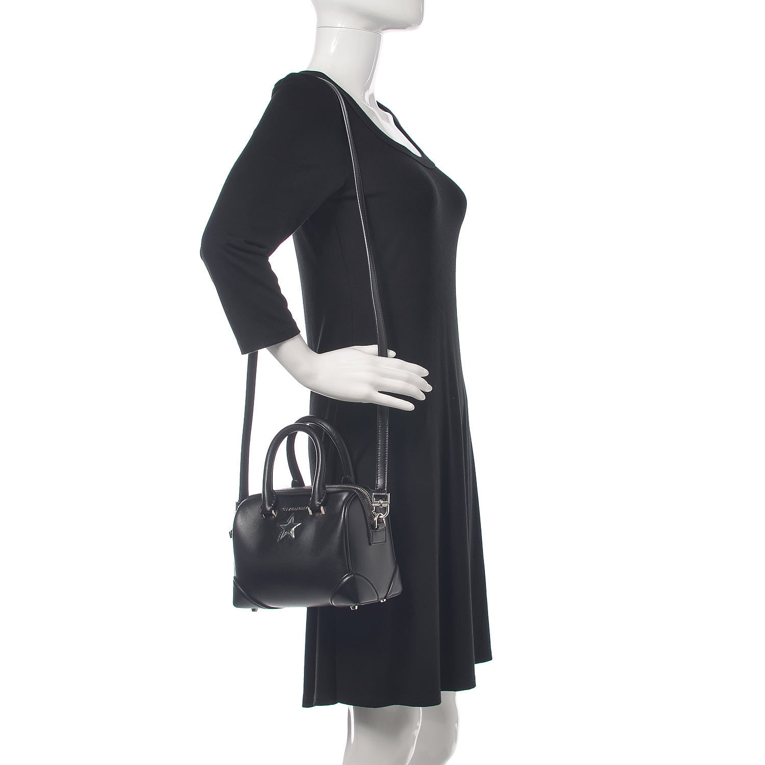 Givenchy Calfskin Star Micro Lucrezia Black Silver 2 of 10