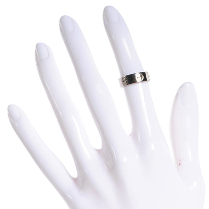 Cartier 18K White Gold 5.5mm LOVE Ring 48 4.5 2 of 5