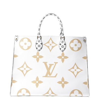 Louis Vuitton Monogram Giant Onthego GM Kaki Beige 1 of 12