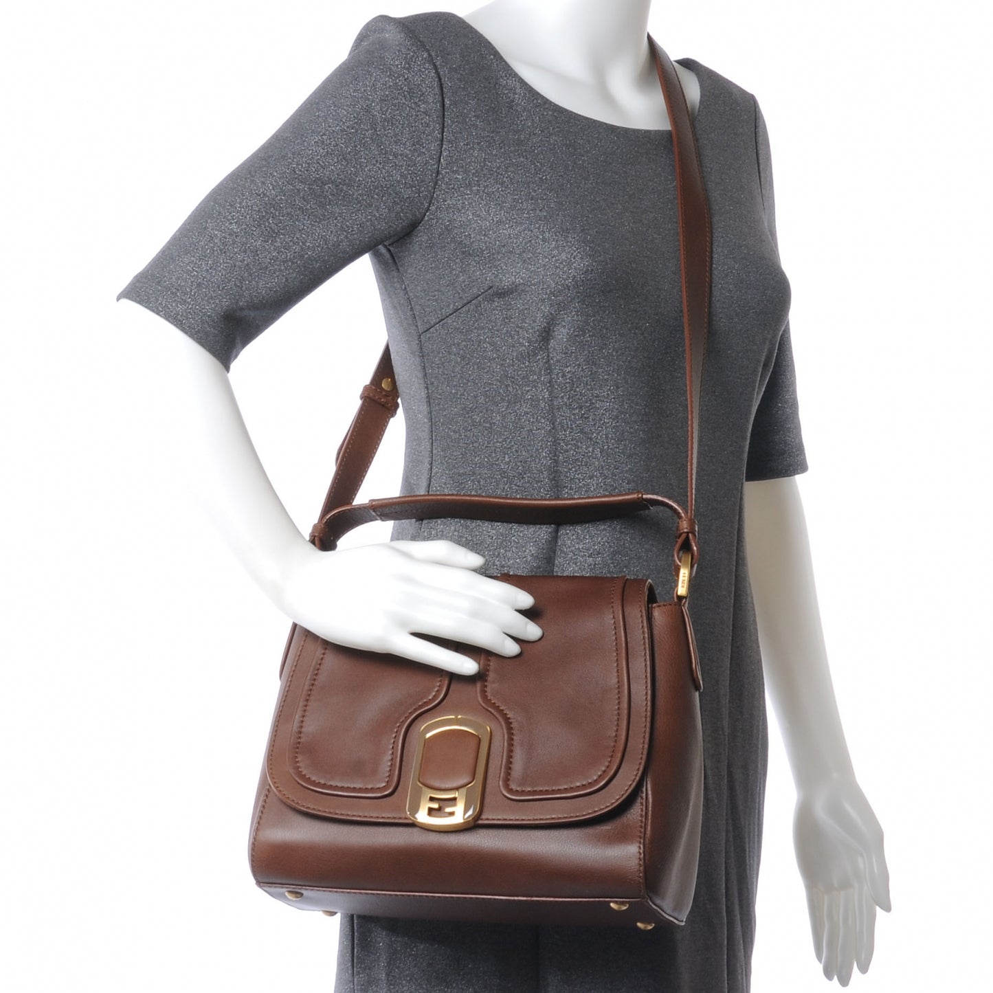 Vitello Dolce Marmol Anna Shoulder Bag