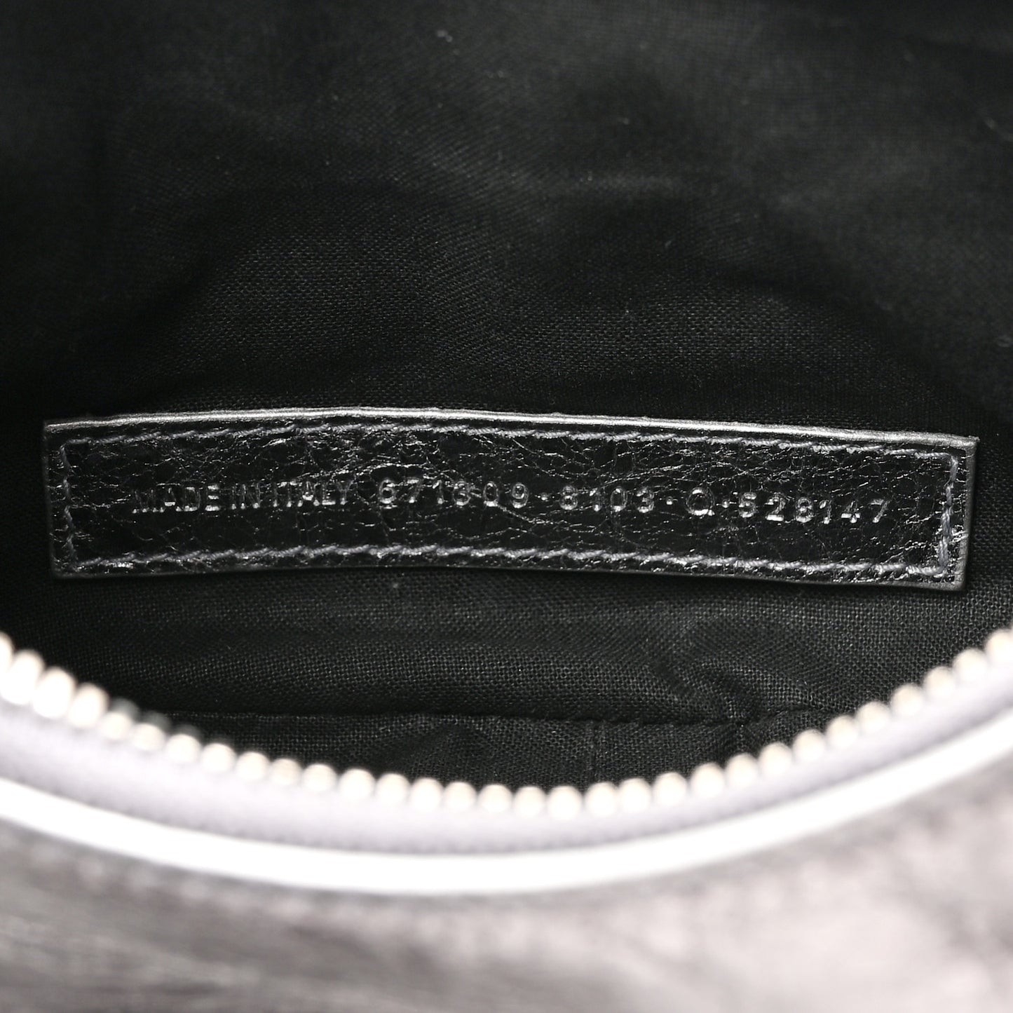 Metallic Agneau Arena Le Cagole Shoulder Bag XS Silver