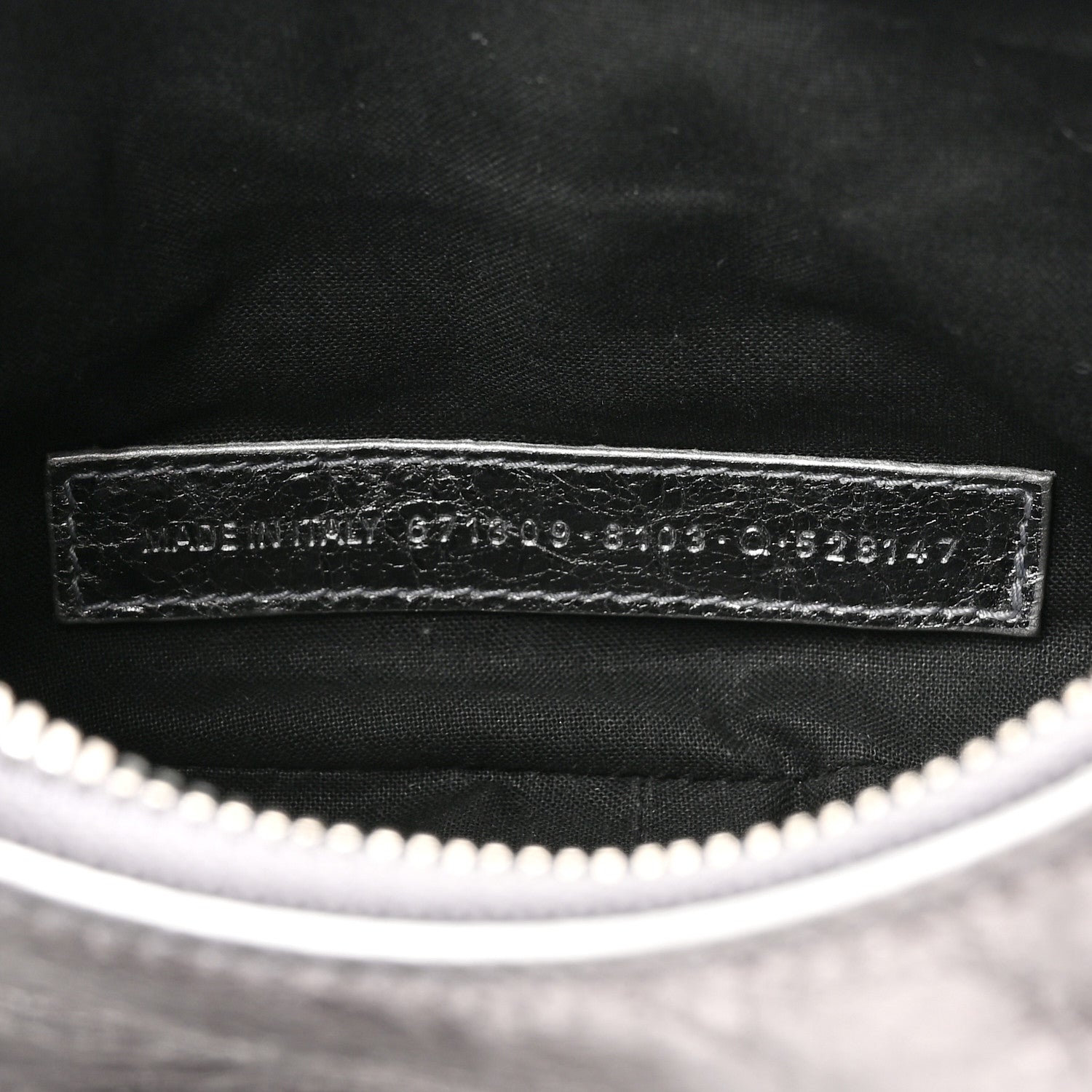 Balenciaga Metallic Agneau Arena Le Cagole Shoulder Bag XS Silver 7 of 10