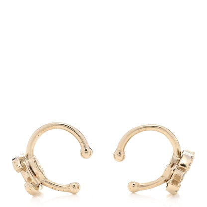 Chanel Metal Strass Lip Ring Set Gold 5 of 6