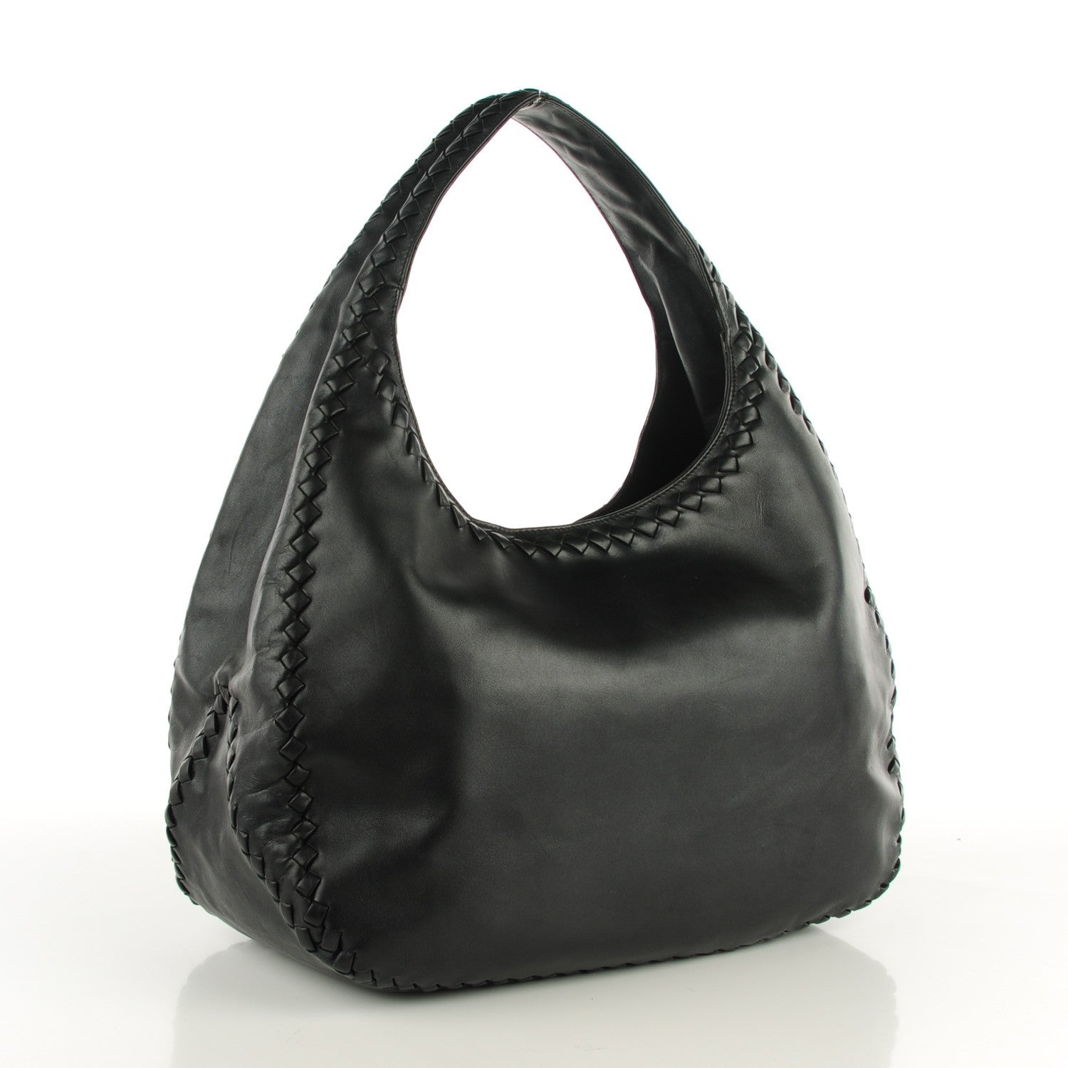 Bottega Veneta Nappa Intrecciato Hobo Nero Black 3 of 8