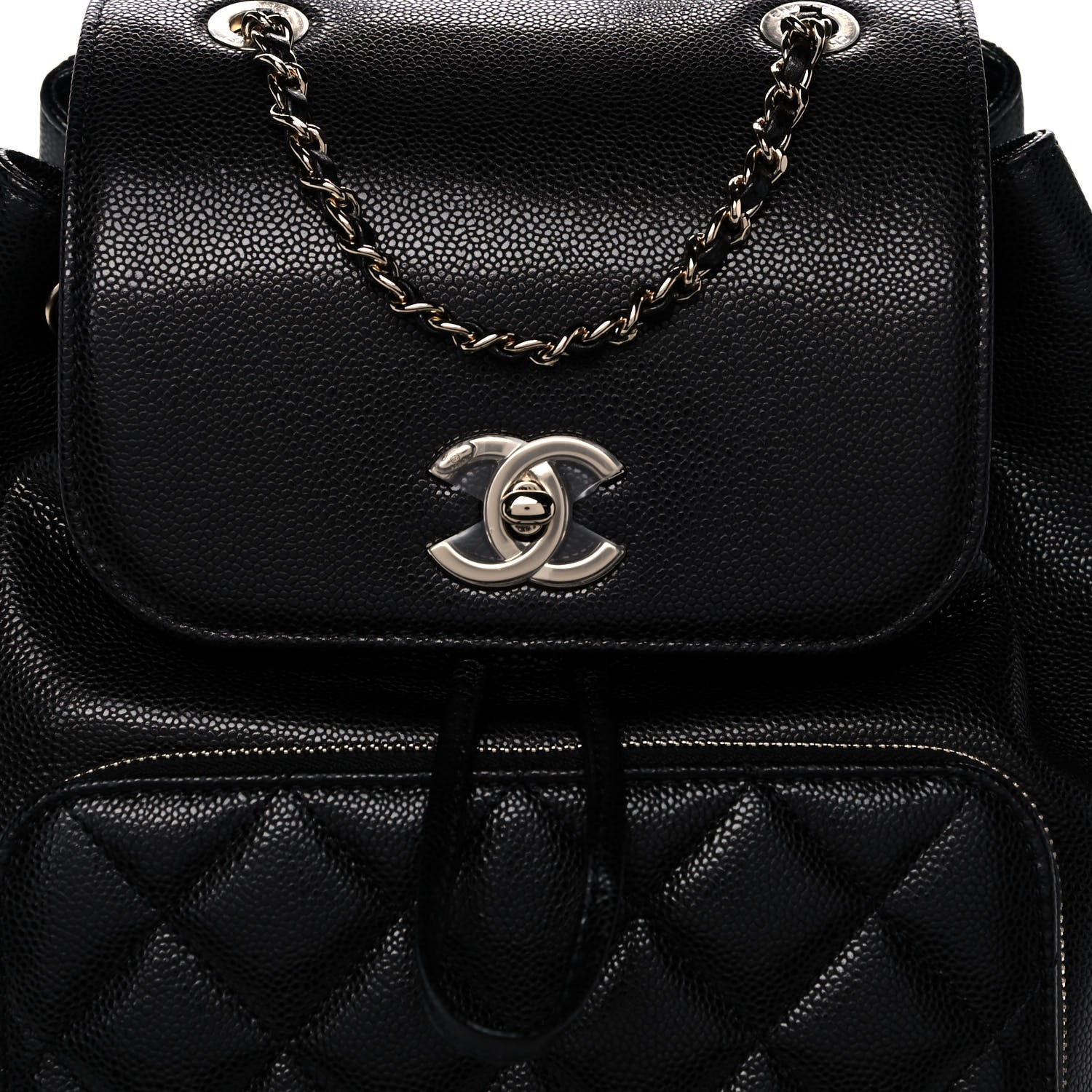 Chanel Caviar Quilted Business Affinity Backpack Black 11 of 12