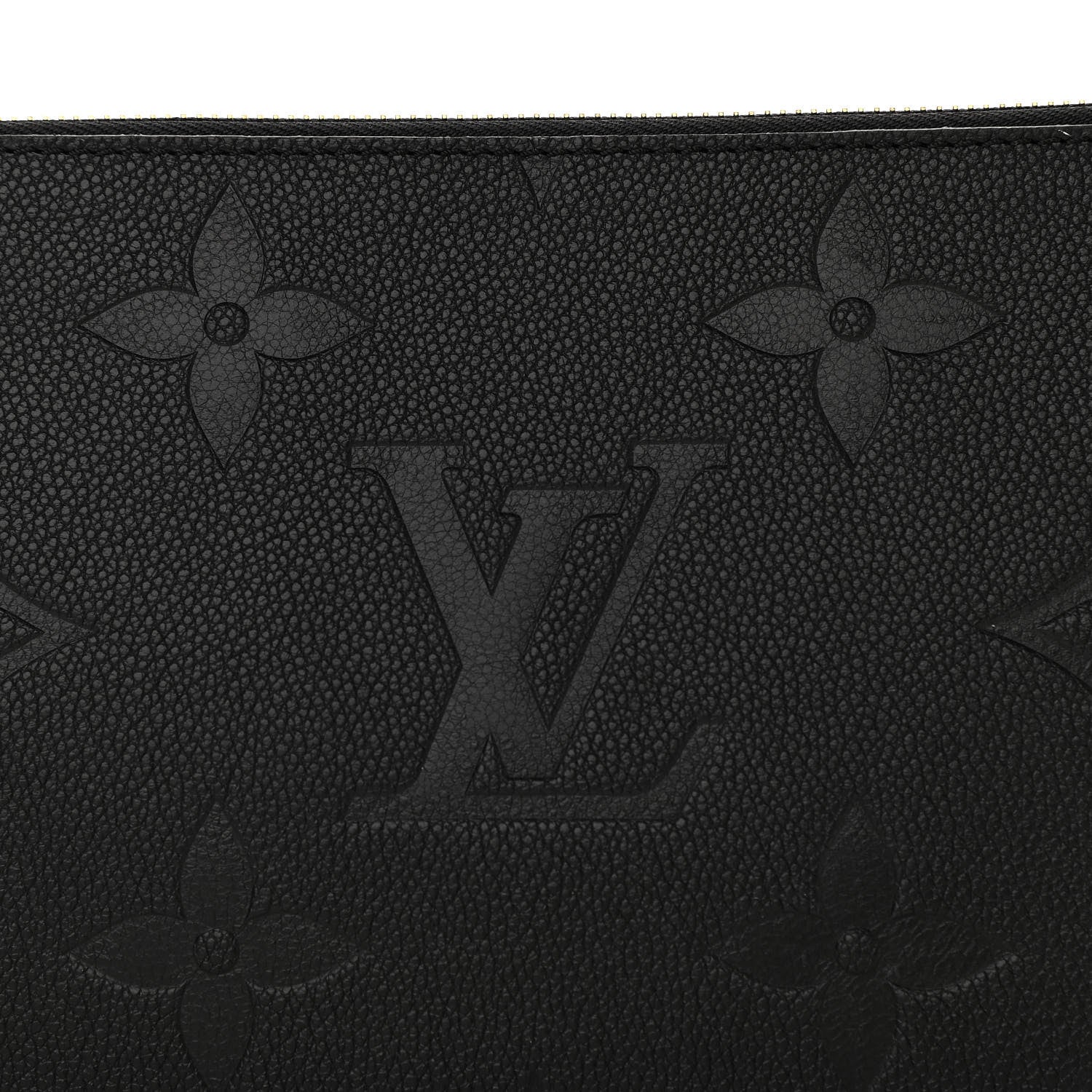 Louis Vuitton Empreinte Monogram Giant Neverfull MM Pochette Black 8 of 10