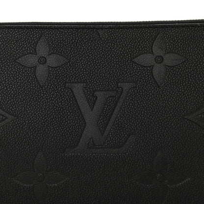 Louis Vuitton Empreinte Monogram Giant Neverfull MM Pochette Black 8 of 11