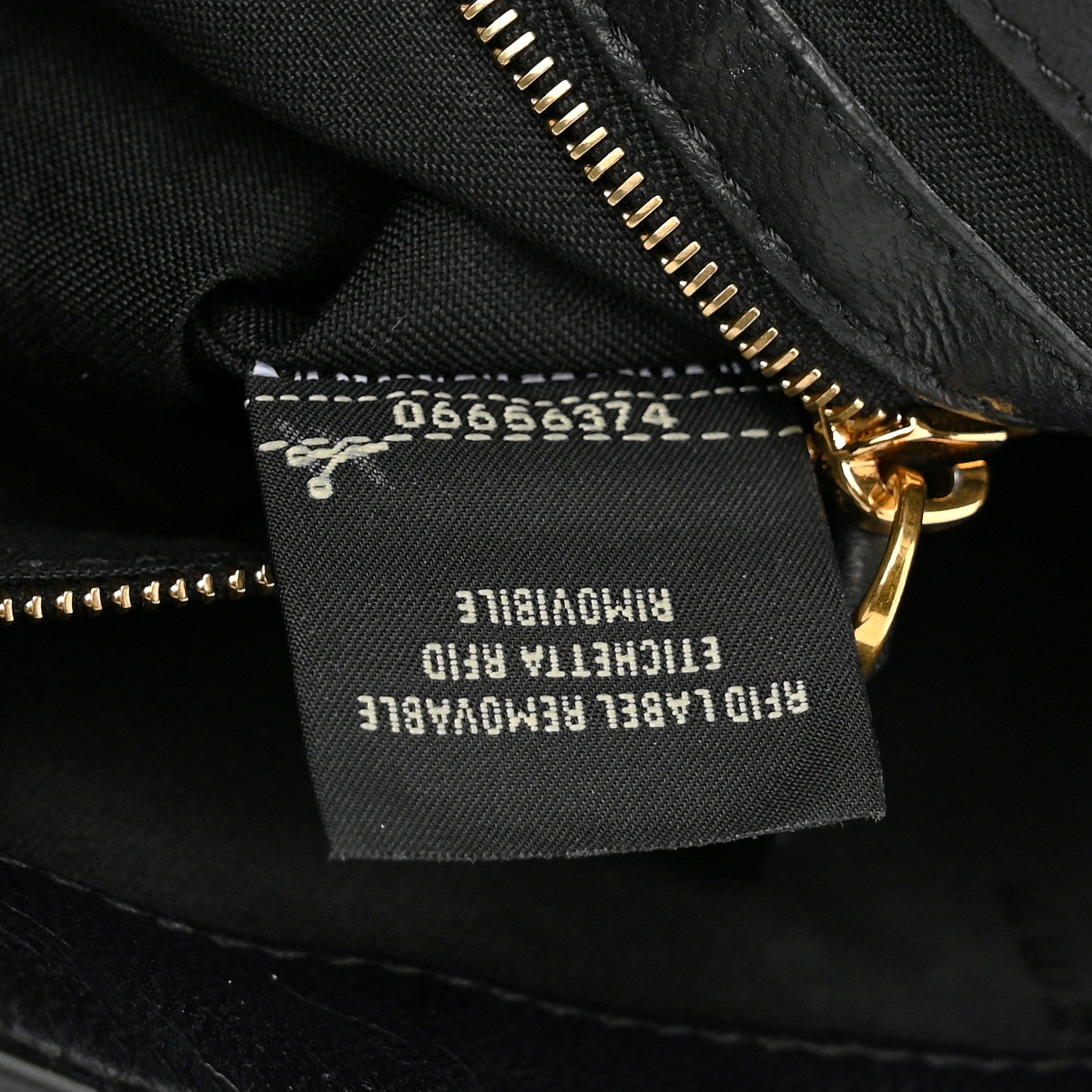 Fendi Nappa FF 1974 Embossed Baguette Black 8 of 11
