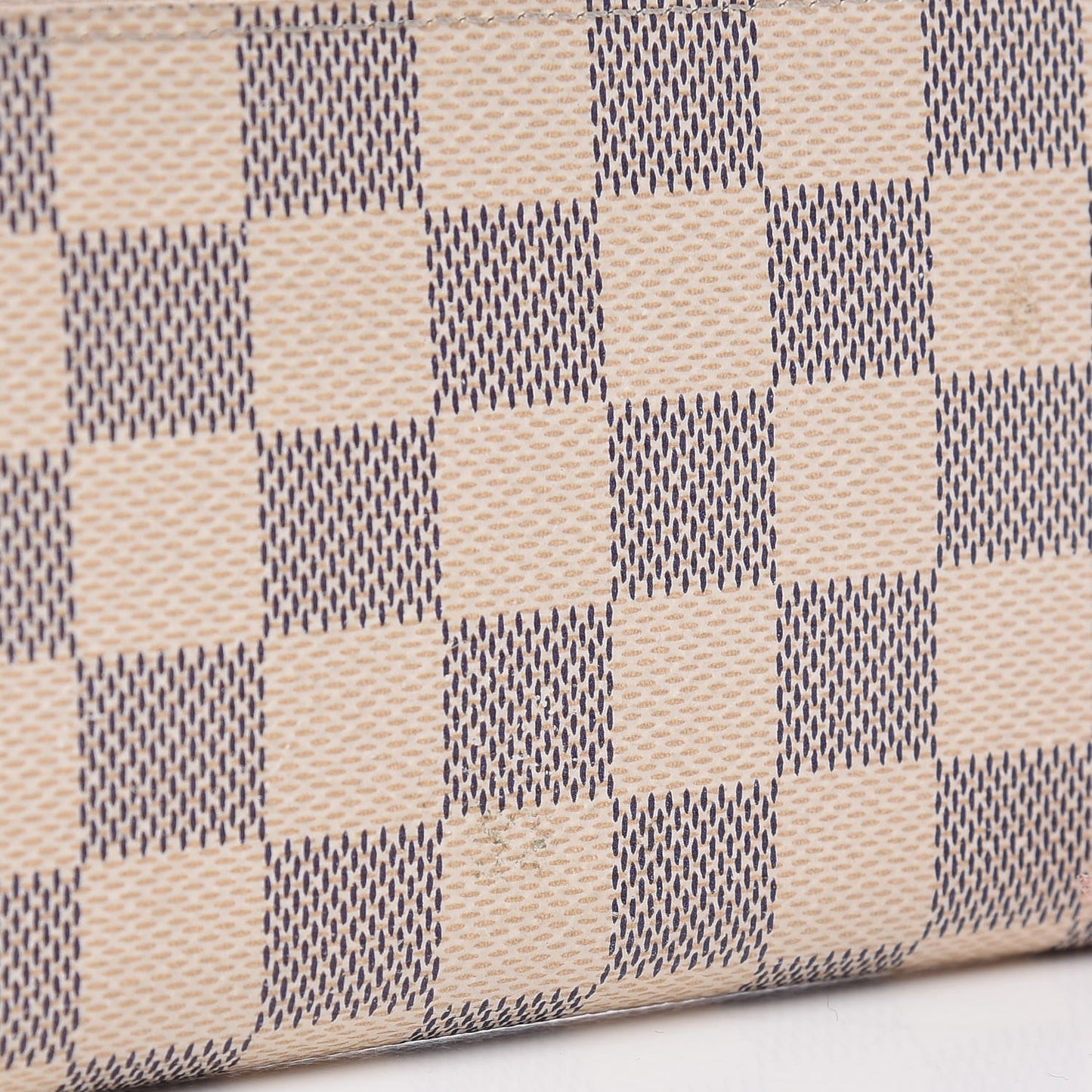 Damier Azur Clemence Wallet Rose Ballerine
