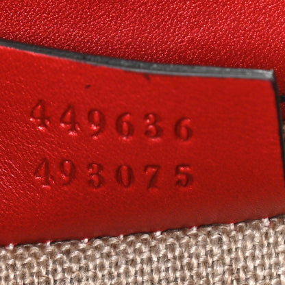 Gucci Soft Microguccissima Mini Emily Chain Shoulder Bag Rosso 7 of 9