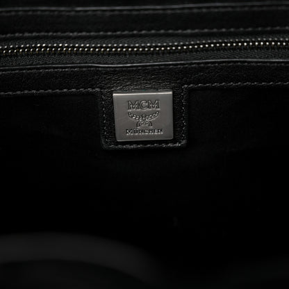 MCM Visetos Studded Medium Backpack Blue 6 of 15