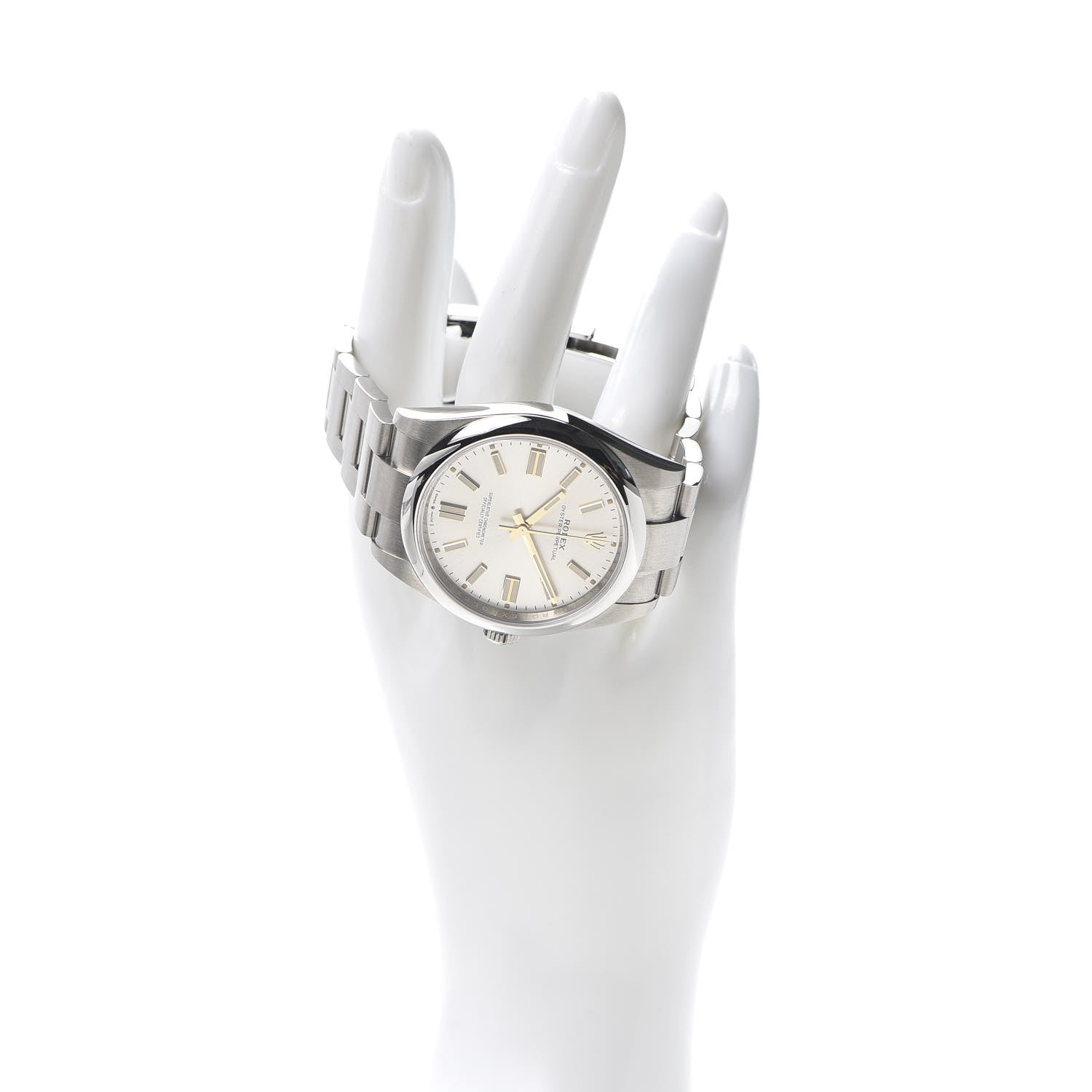 Rolex Stainless Steel 41mm Oyster Perpetual Watch Silver 124300 2 of 7