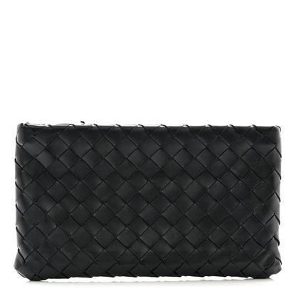 Bottega Veneta Nappa Intrecciato Zip Pouch Black 1 of 8