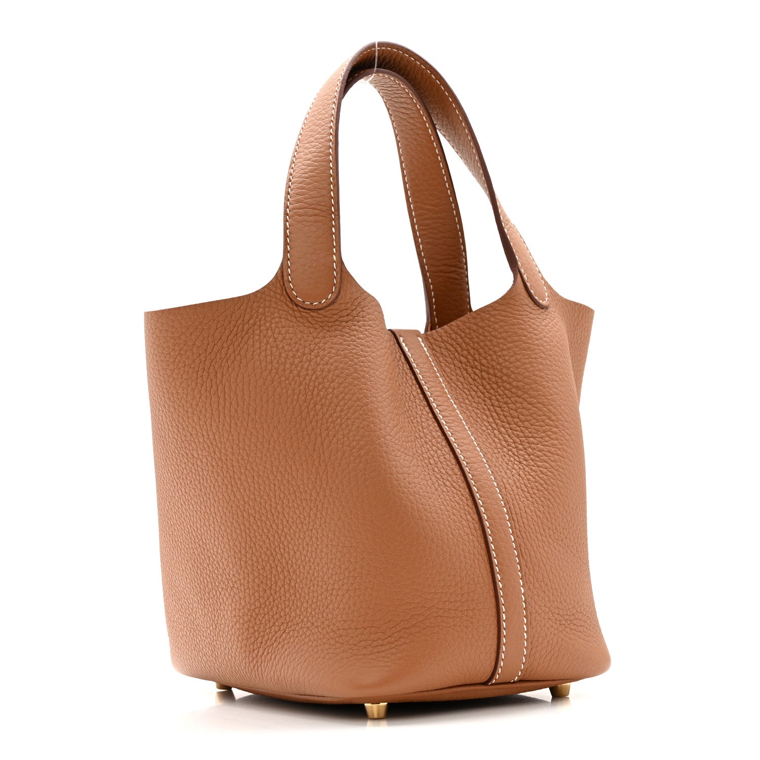 Hermes Taurillon Clemence Picotin Lock 18 PM Gold 3 of 11