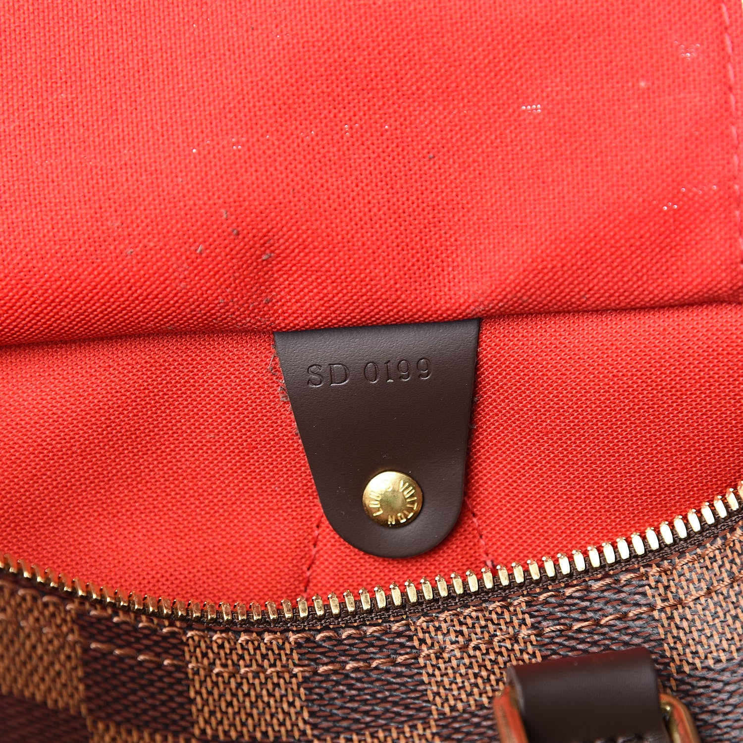 Louis Vuitton Damier Ebene Speedy Bandouliere 30 6 of 10