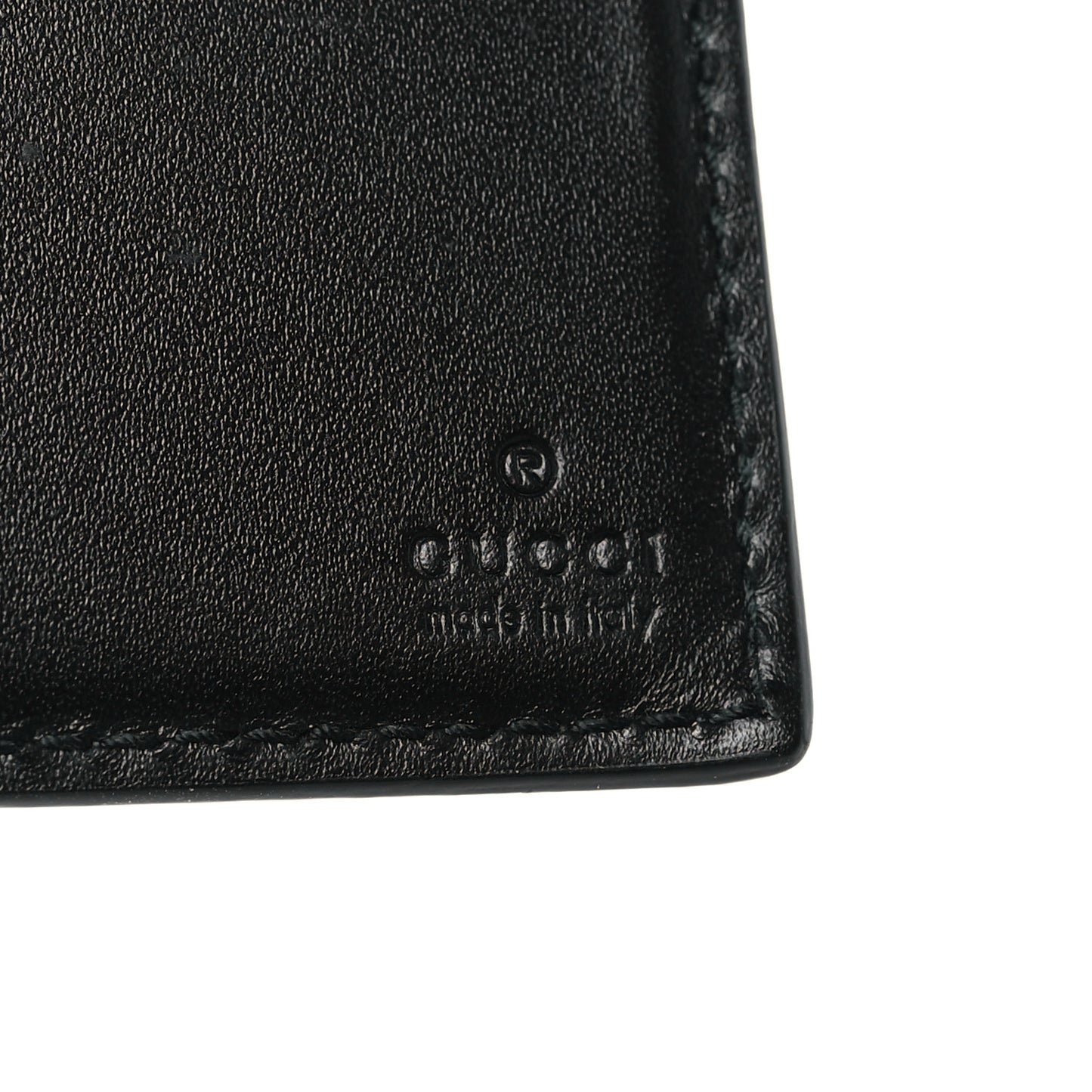 Guccissima Signature Web New Web Bi-Fold Wallet Black