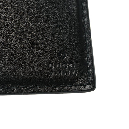 Gucci Guccissima Signature Web New Web Bi-Fold Wallet Black 6 of 6