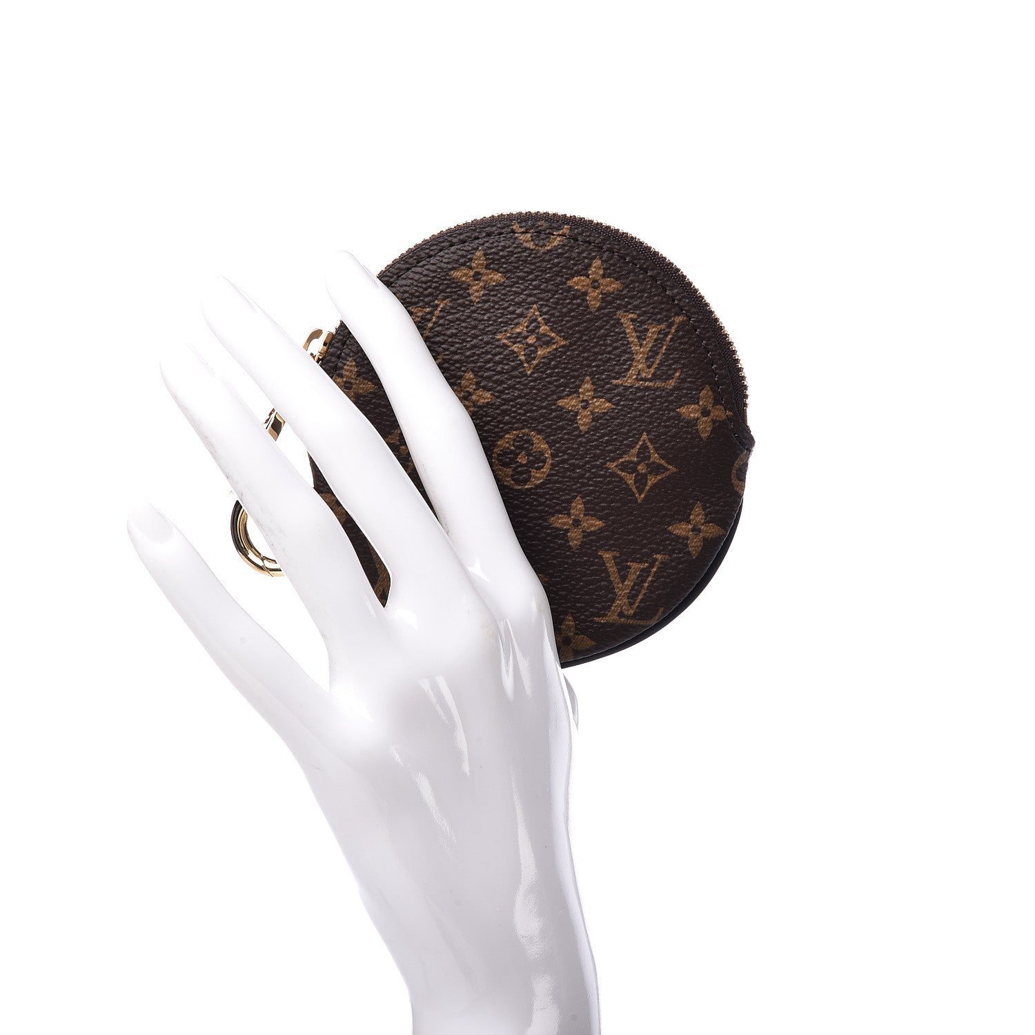 Louis Vuitton Mini Monogram Trio Pouch Round Coin Purse 2 of 6
