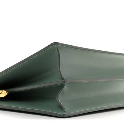 Celine Box Calfskin Medium Clasp Bag Light Green 9 of 12