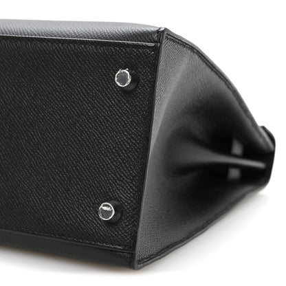Hermes Epsom Kelly Sellier 32 Black 10 of 11