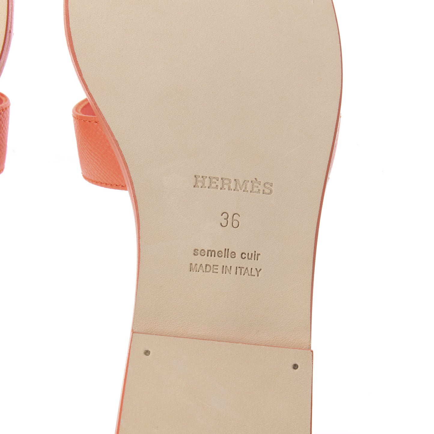 Epsom Oran Sandals 36 Orange Poppy