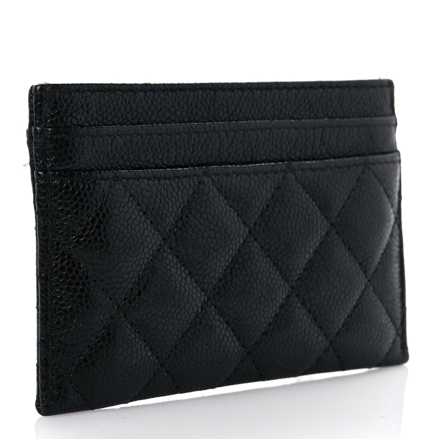 Chanel Caviar Quilted Boy Card Holder Black 3 of 9