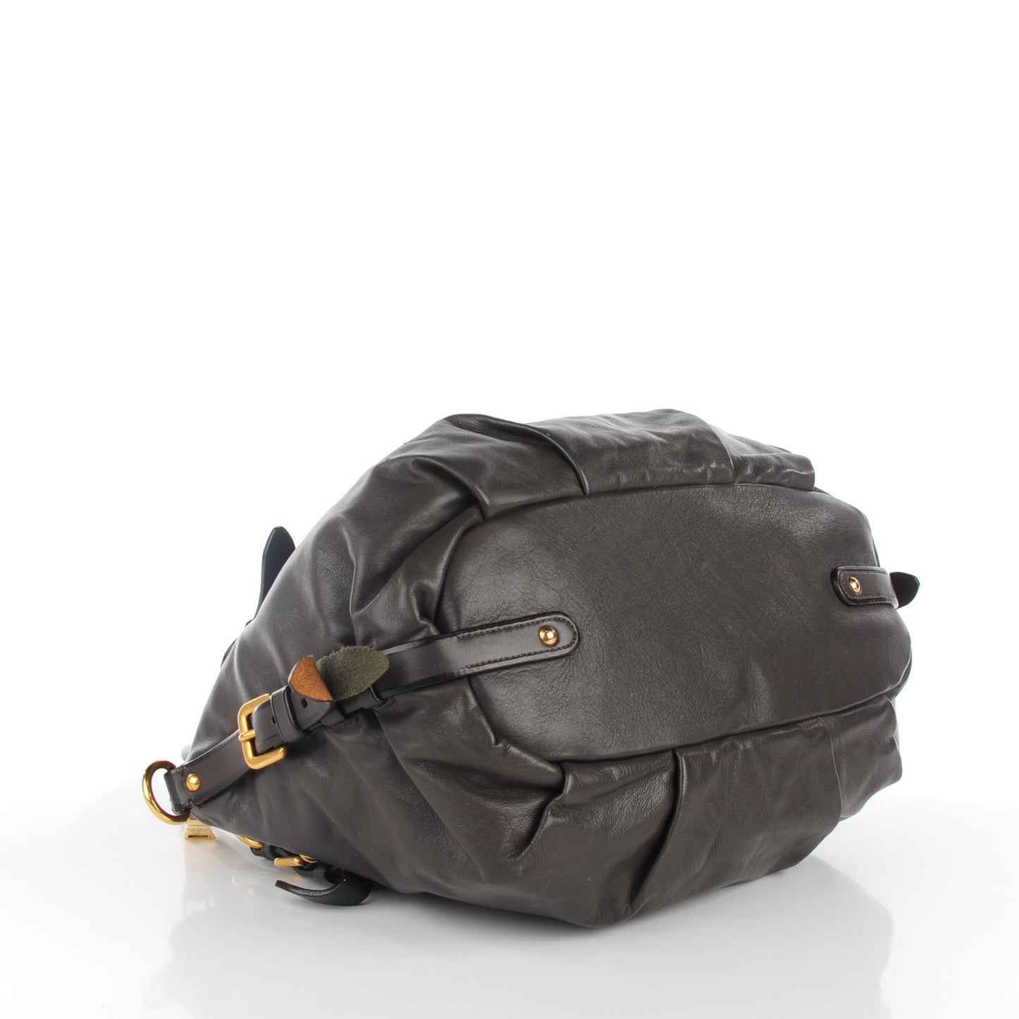 Soft Calf Shoulder Bag Cenere