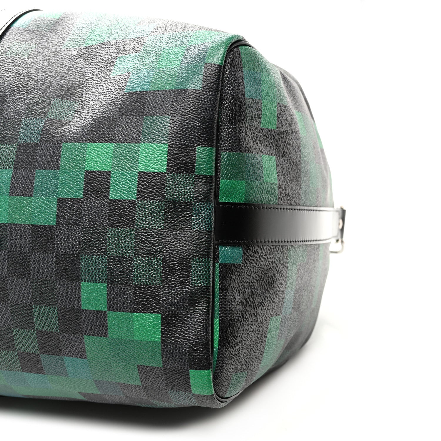 Louis Vuitton Damier Graphite Pixel Keepall Bandouliere 50 Vert 9 of 9