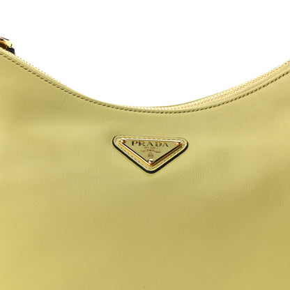 Prada Soft Calfskin Medium Aimee Shoulder Bag Pistachio 8 of 10
