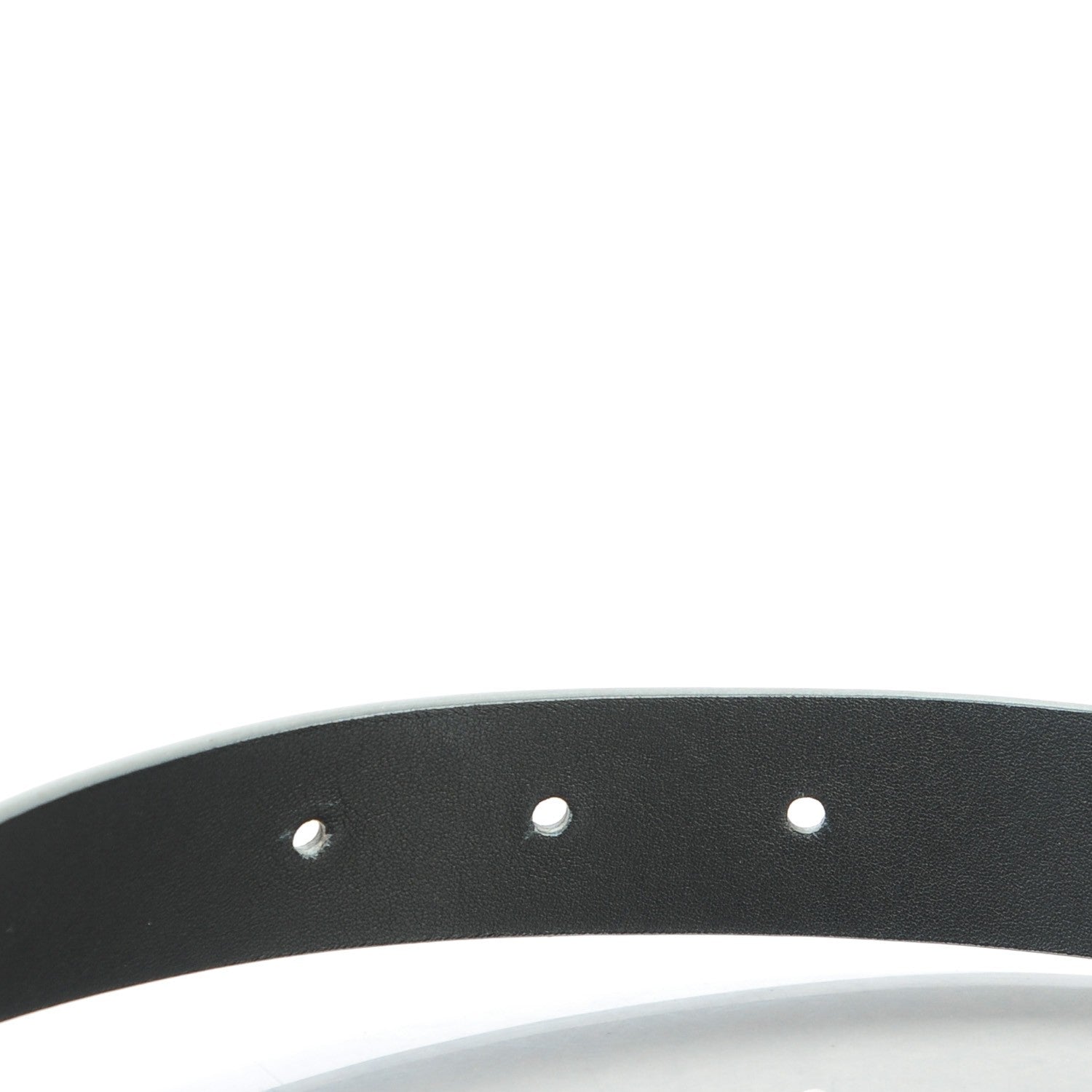 Chanel Calfskin CC Mirror Belt 85 34 Silver 6 of 9