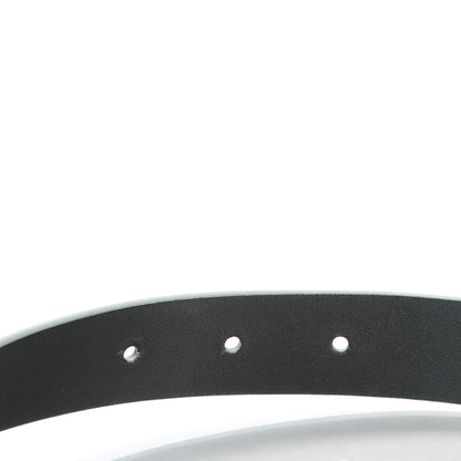 Chanel Calfskin CC Mirror Belt 85 34 Silver 6 of 9