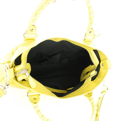 Balenciaga Agneau Giant 12 Silver Hardware Town Jaune Poussin 6 of 8