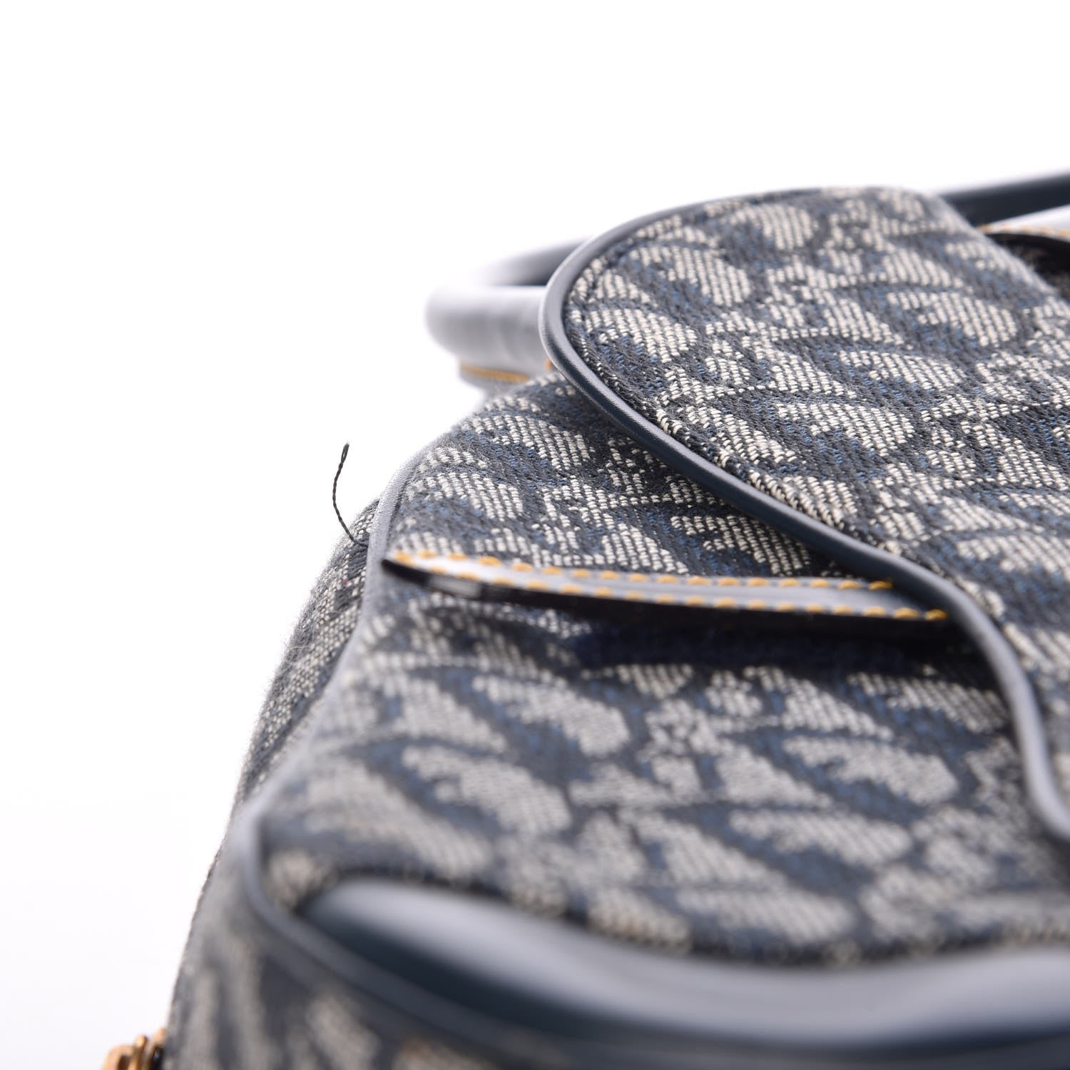 Christian Dior Monogram Saddle Bowler Navy 10 of 16