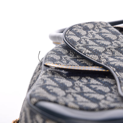 Christian Dior Monogram Saddle Bowler Navy 10 of 16