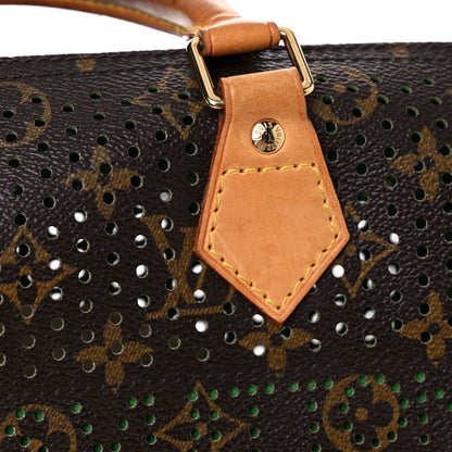 Louis Vuitton Monogram Perforated Speedy 30 Green 23 of 34