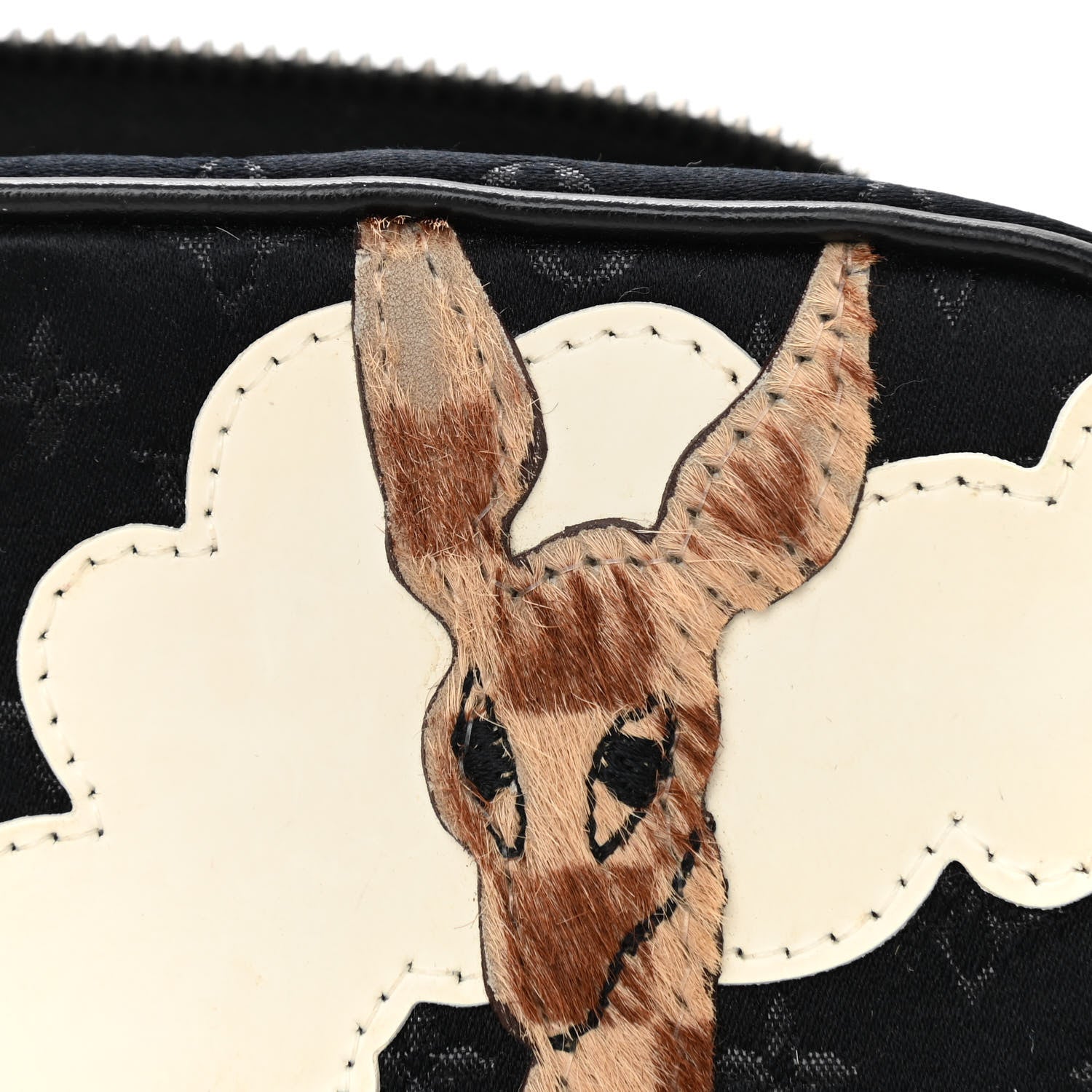 Louis Vuitton Satin Mini Monogram Conte De Fees Pochette Black 5 of 11