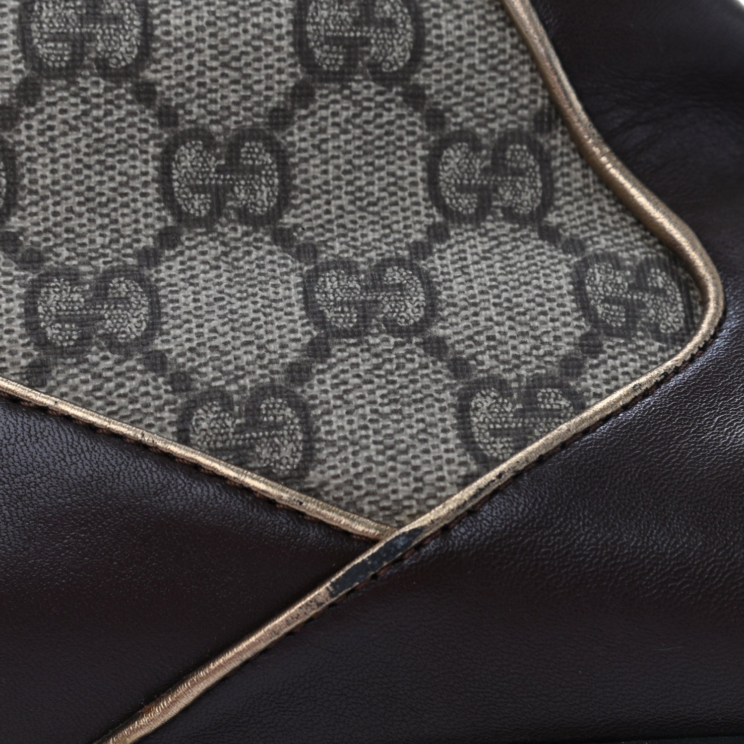 Gucci GG Plus Monogram Rabbit Fur Boots 39 Dark Brown 14 of 25