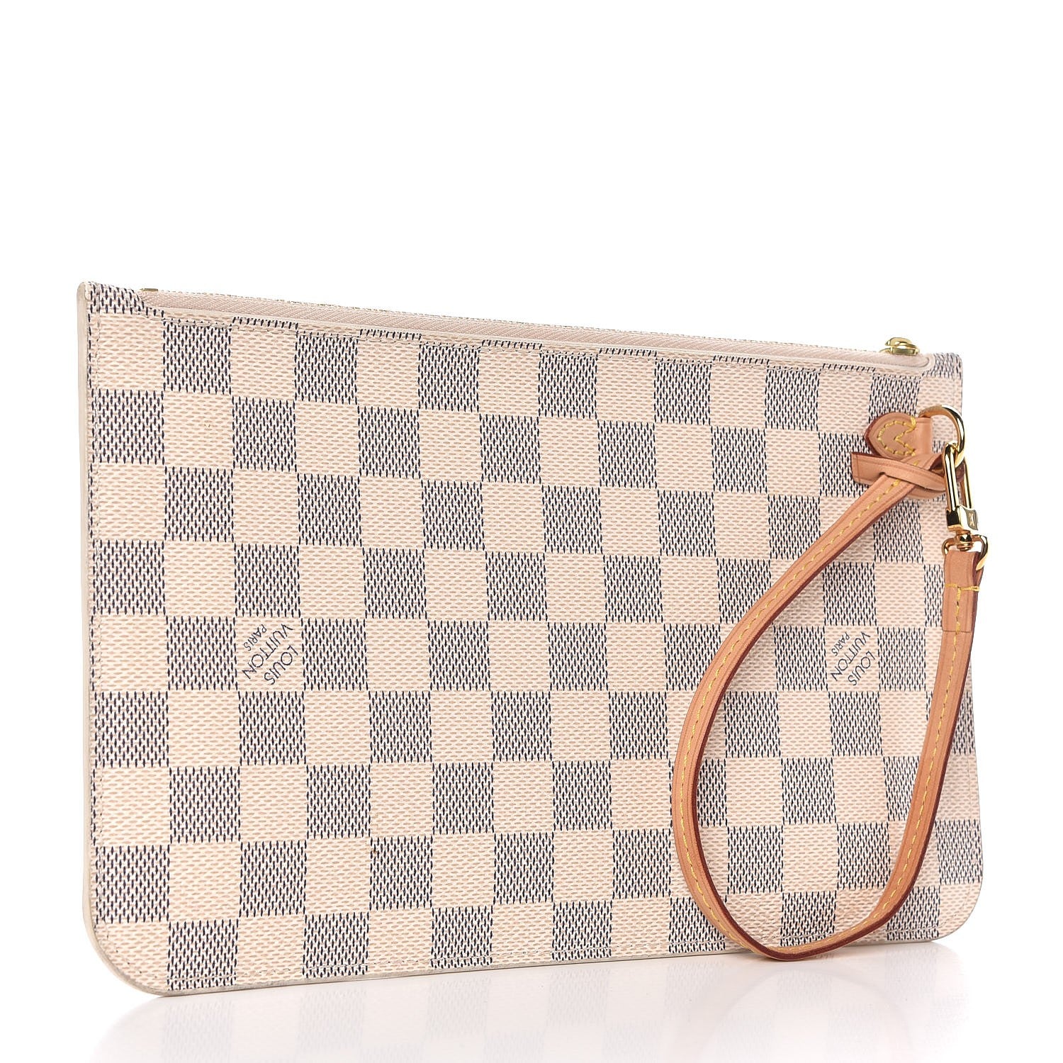 Louis Vuitton Damier Azur Neverfull MM GM Pochette 3 of 9
