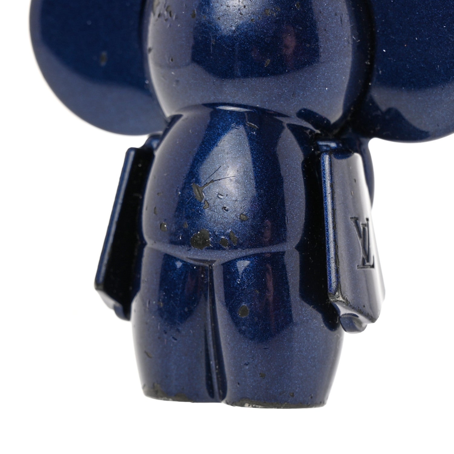 Louis Vuitton Metal Vivienne Bag Charm Key Holder Blue Marine 4 of 5