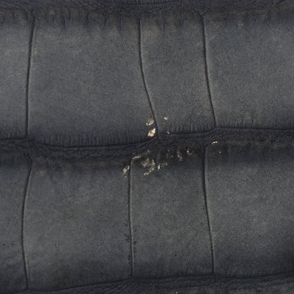 Saint Laurent Nubuck Crocodile Embossed Large Muse Grey 13 of 14