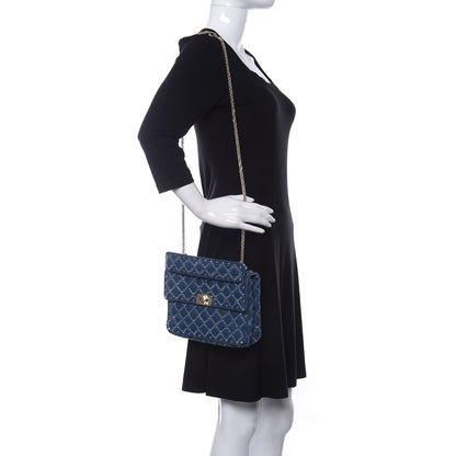 Valentino Garavani Denim Medium Rockstud Spike Shoulder Bag Denim 2 of 9