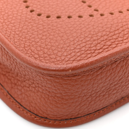 Hermes Taurillon Clemence Maxi Quadrille Evelyne TPM Cuivre Capucine Parme Rouge Duchess 11 of 13
