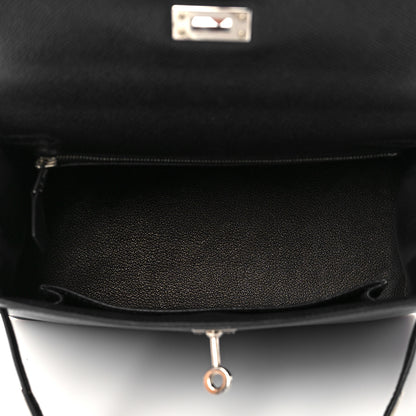 Hermes Epsom Kelly Sellier 25 Black 5 of 10