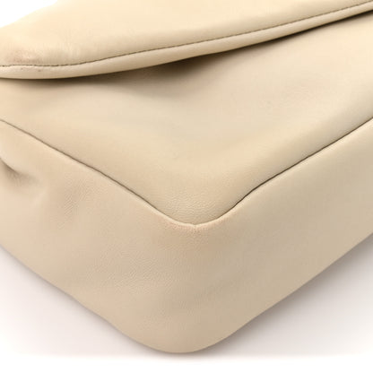 Saint Laurent Plunged Lambskin Calypso Blanc Vintage 9 of 12
