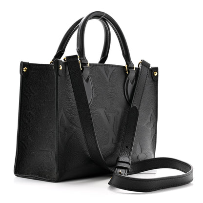Louis Vuitton Empreinte Monogram Giant Onthego PM Black 3 of 10