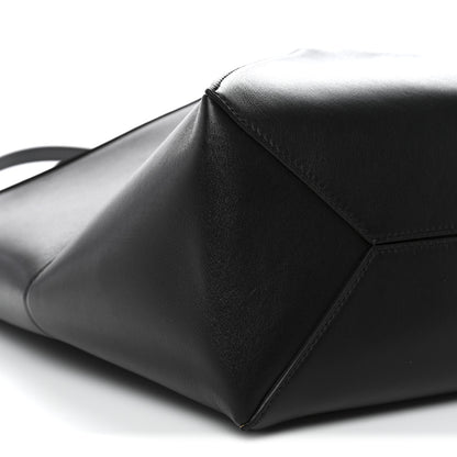 Loewe Shiny Calfskin Medium Puzzle Fold Tote Black 9 of 10
