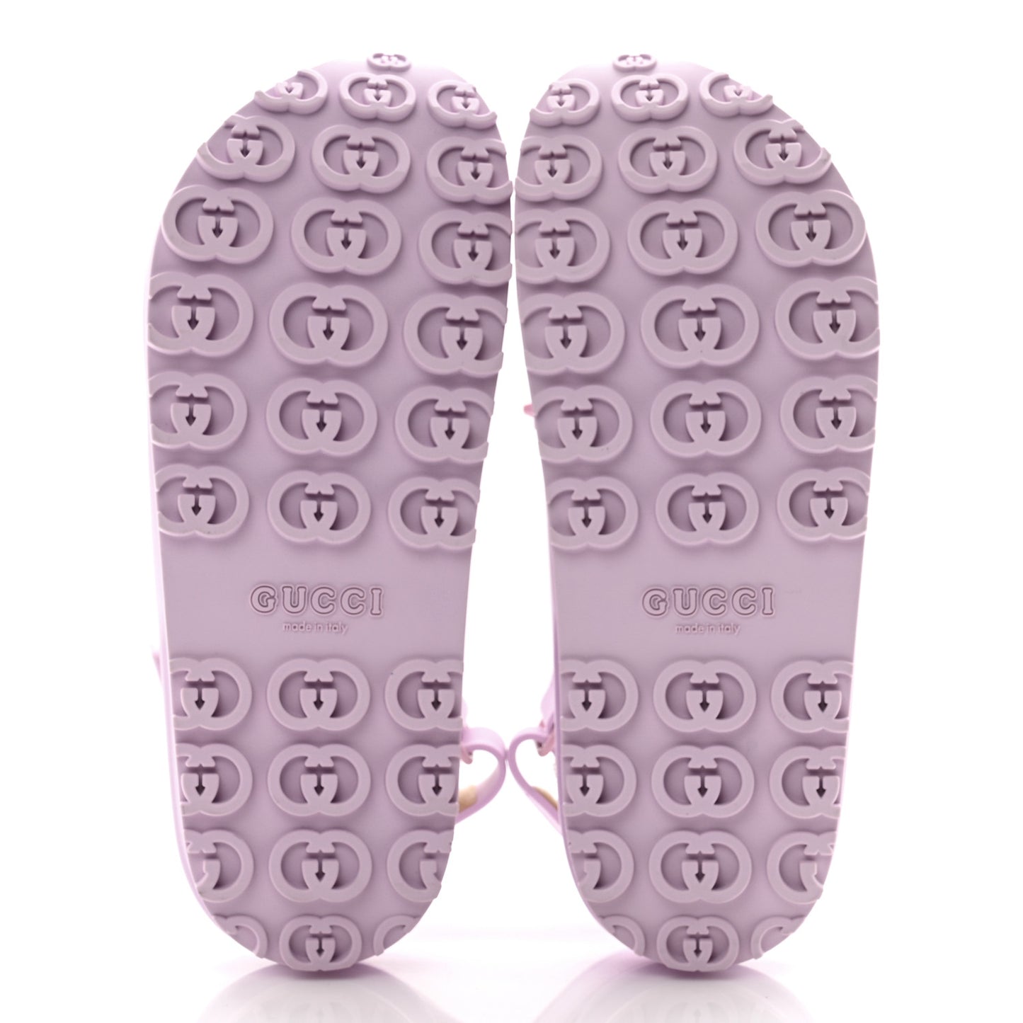 Soft Rubber Horsebit Touch Womens Strapped Sandals 39 Talc Pink