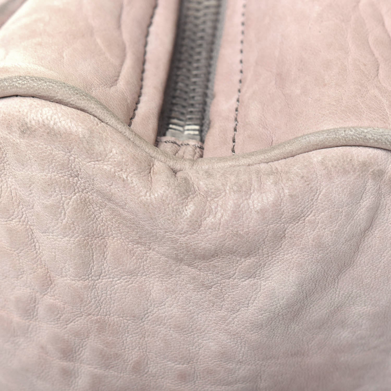 Alexander Wang Pebbled Lambskin Rocco Silver Hardware Grey 27 of 27