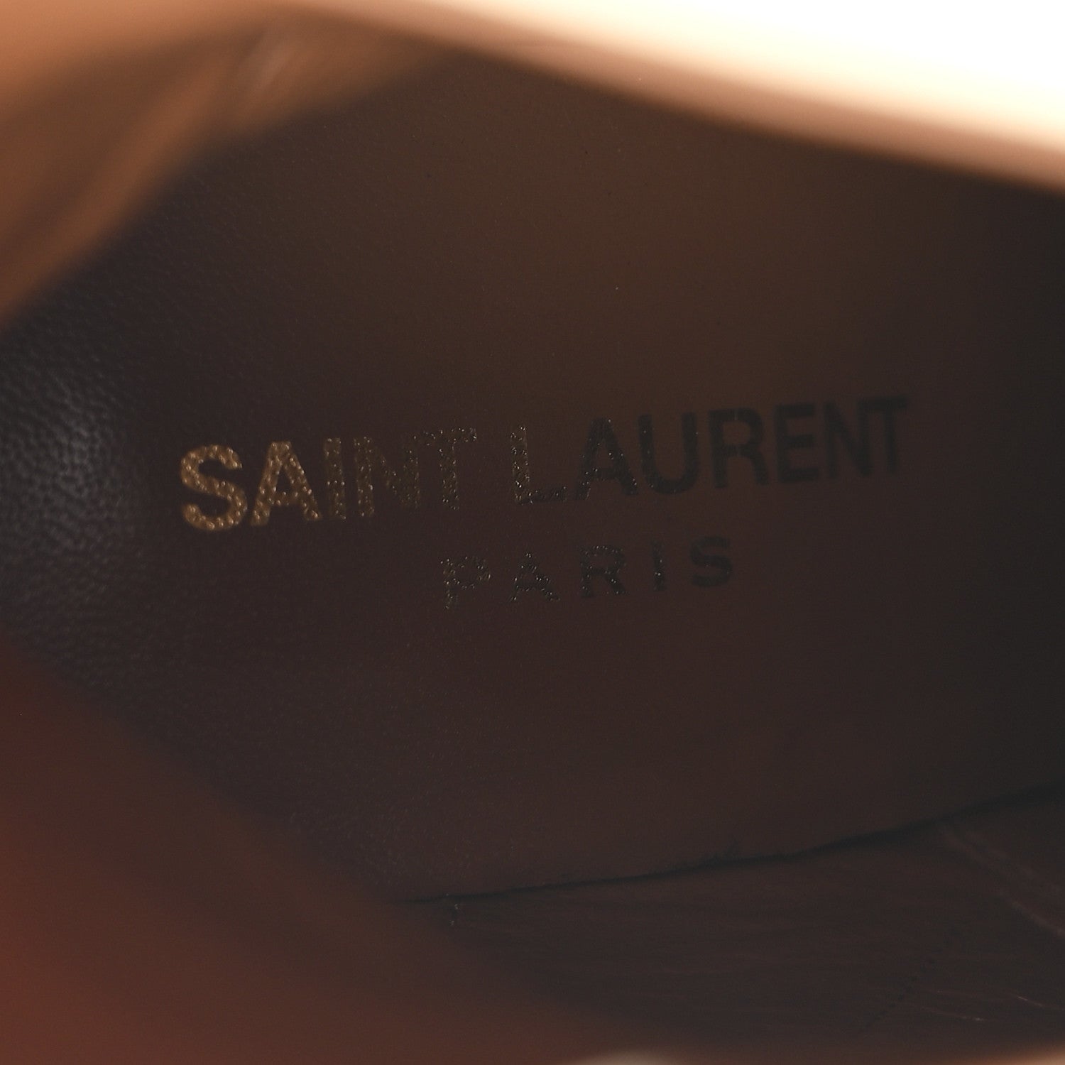 Saint Laurent Calfskin Opyum 110 Ankle Boots 38.5 Real Beige 8 of 10
