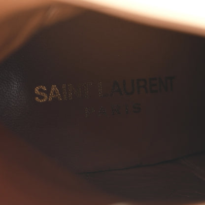 Saint Laurent Calfskin Opyum 110 Ankle Boots 38.5 Real Beige 8 of 10
